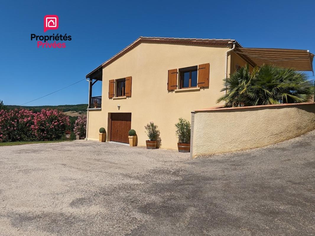 PENNE-D'AGENAIS Penne d'Agenais -: Maison plain pied, 6 pièces - 4 Chambres -145 m², vue - Studette -double garage - piscine 18