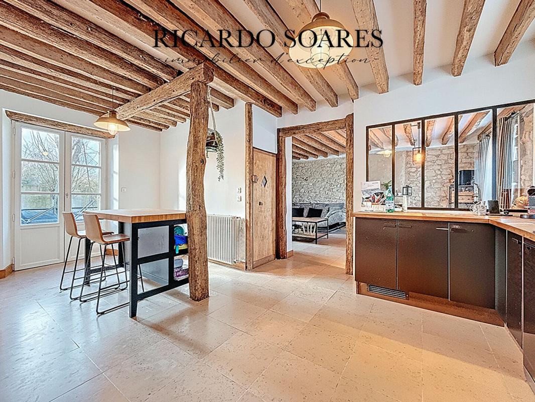 VEMARS VEMARS 95470 - MAISON DE CARACTÈRE EN PIERRES / 3 CHAMBRES / GRENIER AMÉNAGEABLE / JARDIN / CAVE TOTAL 6