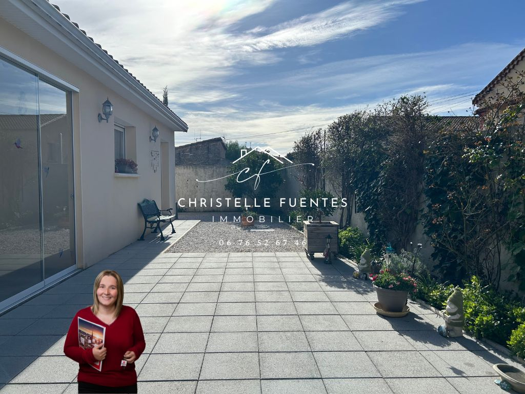 LOUPIAN HÉRAULT - LOUPIAN (34140) - MAISON 4 PIÈCES - 110 m² - TERRAIN 437 m² - PLAIN-PIED - 4 FACES - VÉRANDA - GARAGE 16