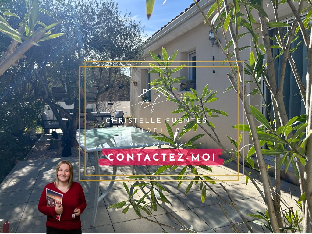 LOUPIAN HÉRAULT - LOUPIAN (34140) - MAISON 4 PIÈCES - 110 m² - TERRAIN 437 m² - PLAIN-PIED - 4 FACES - VÉRANDA - GARAGE 18