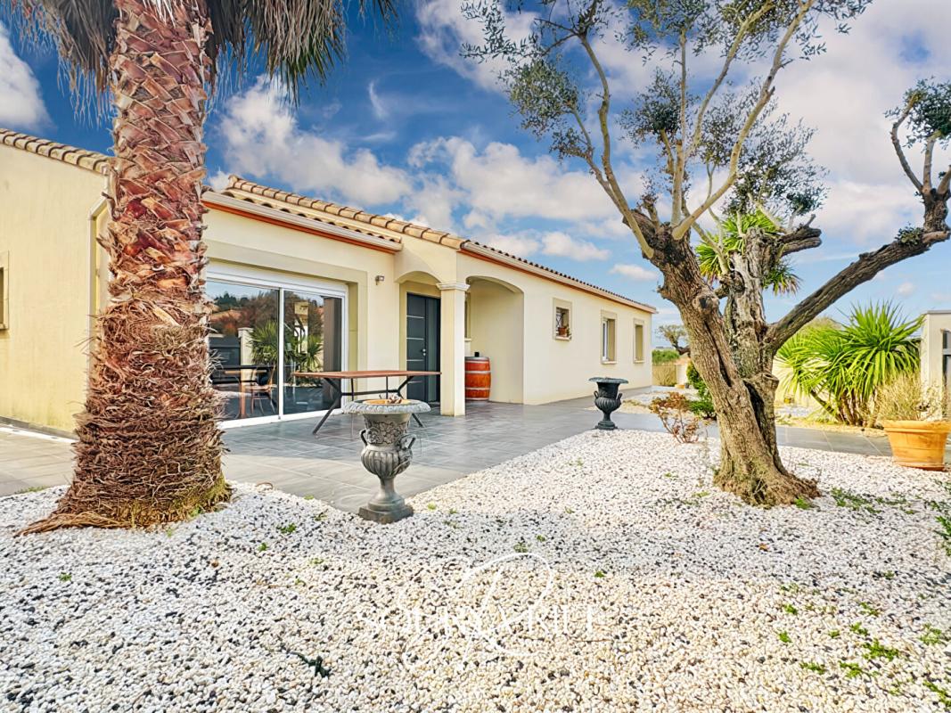 CARCASSONNE EN EXCLUSIVITE A CAZILHAC- MAISON PLAIN-PIED - CLIM-  JARDIN ARBORE 1