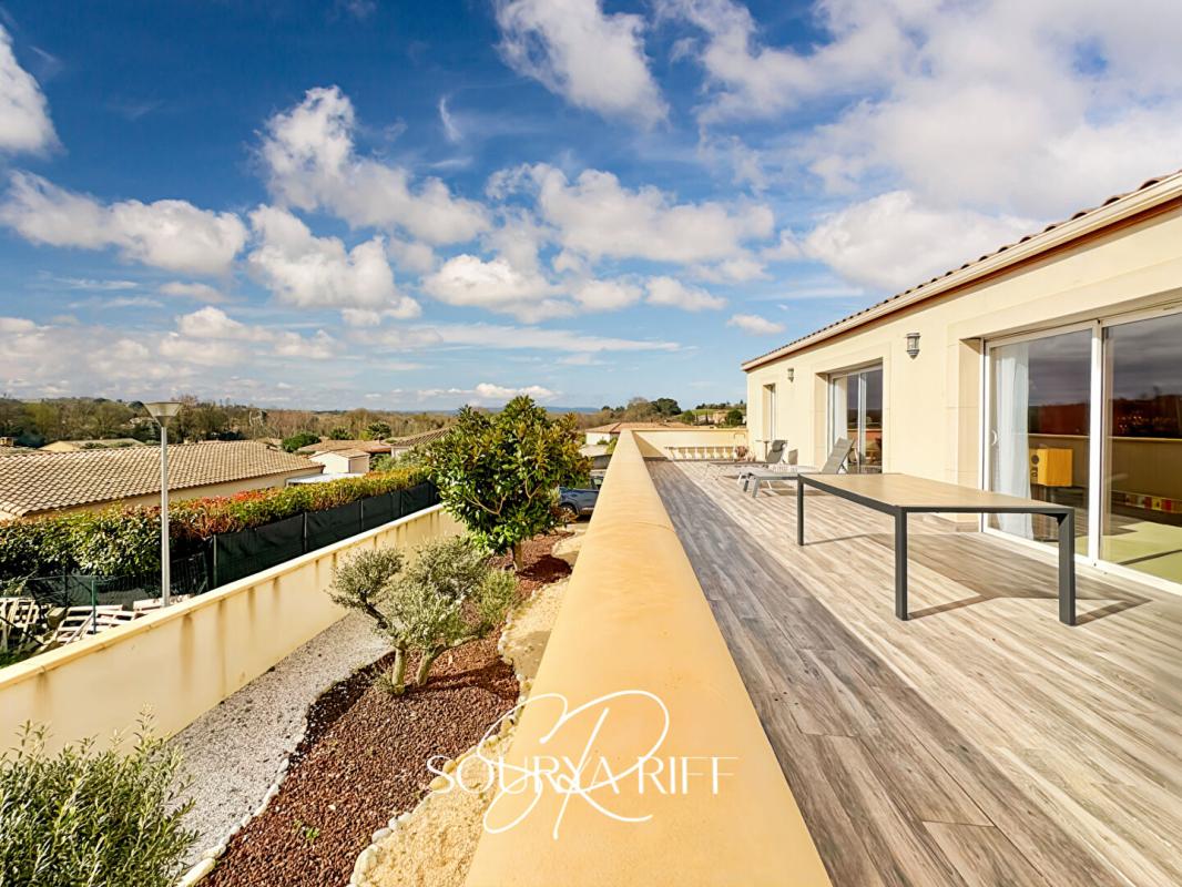 CARCASSONNE EN EXCLUSIVITE A CAZILHAC- MAISON PLAIN-PIED - CLIM-  JARDIN ARBORE 13
