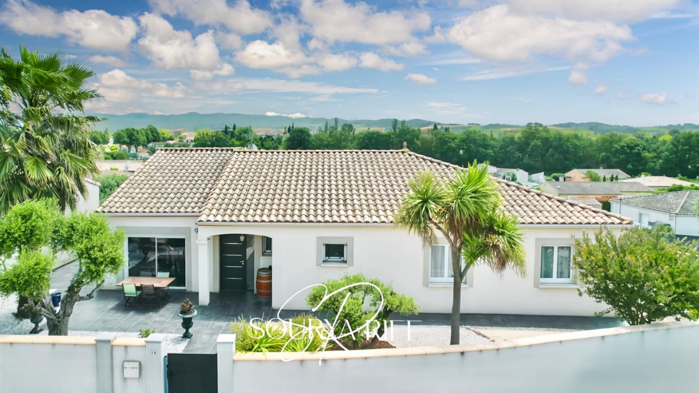 CARCASSONNE EN EXCLUSIVITE A CAZILHAC- MAISON PLAIN-PIED - CLIM-  JARDIN ARBORE 3