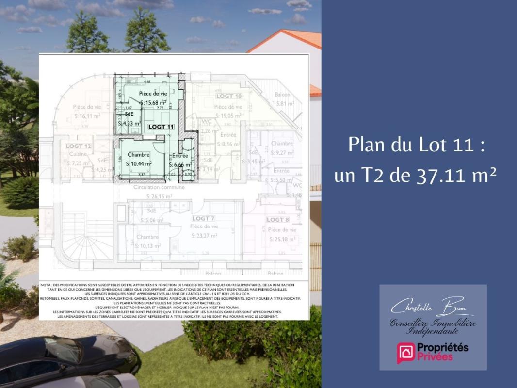 JARD-SUR-MER Appartement Jard Sur Mer 2 pièces 37.11 m2 4