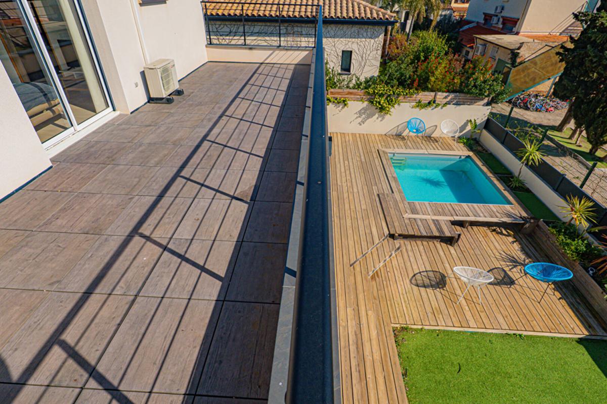 PONTEILLA Villa familiale moderne, 4 chambres, jardin, garage et piscine 12