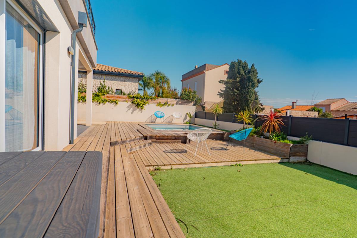 PONTEILLA Villa familiale moderne, 4 chambres, jardin, garage et piscine 17