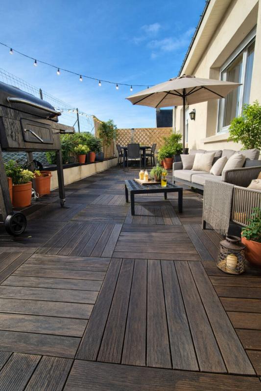 QUIMPERLE Appartement 166 m² avec terrasses panoramiques (200 m2) + grenier aménageable de 101 m² - Vue campagne et Quimperlé 15