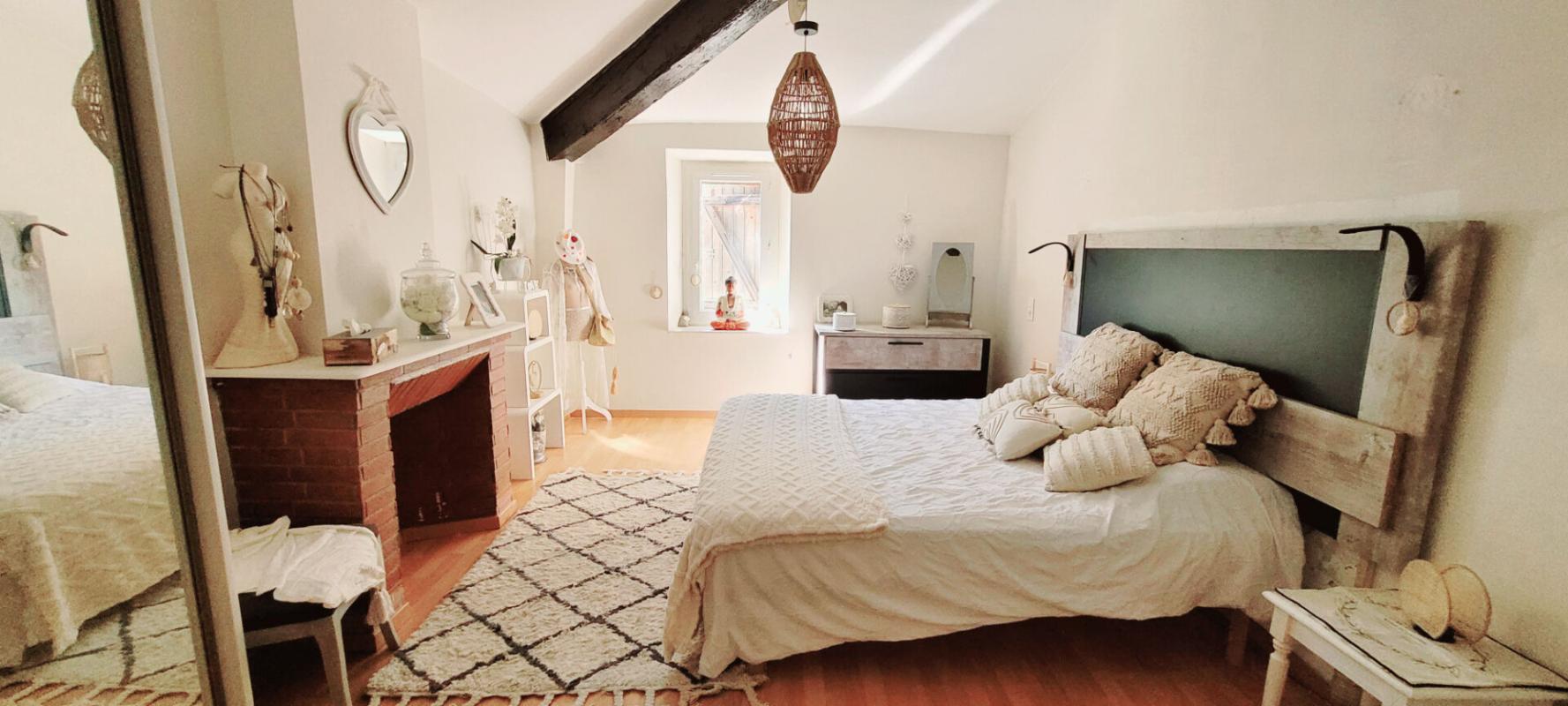 FABREZAN BIEN RARE - MAISON T5 DE CARACTÈRE - PLAFOND SEIGNEURIAL XIIIe - FABREZAN -170 000 5