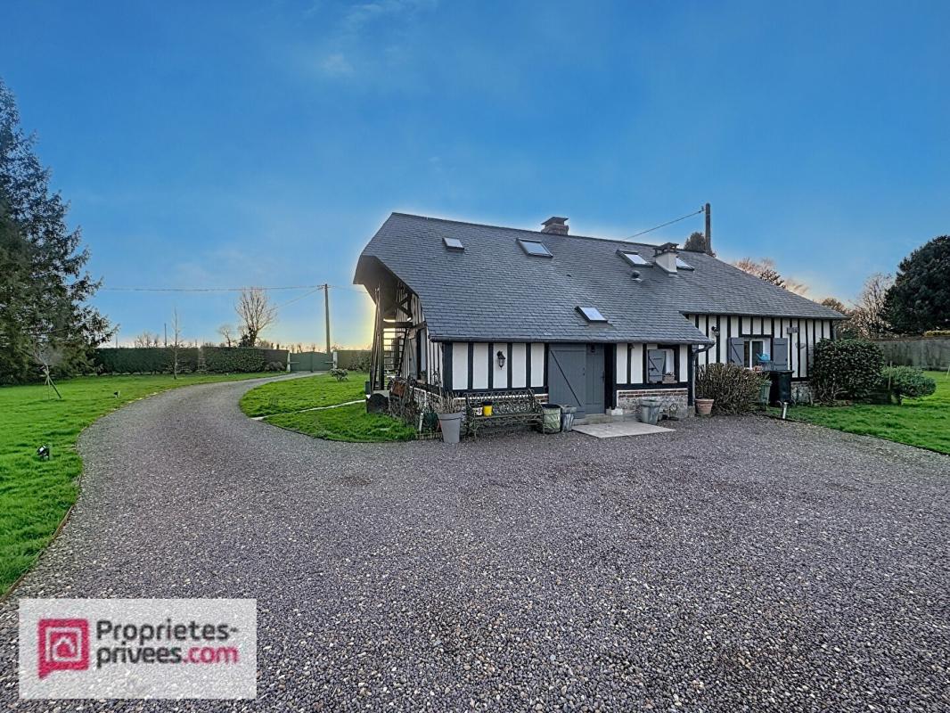 SAINT-BENOIT-D'HEBERTOT Charmante longère normande rénovée avec piscine chauffée et chalet indépendant  - Pays d'Auge 16