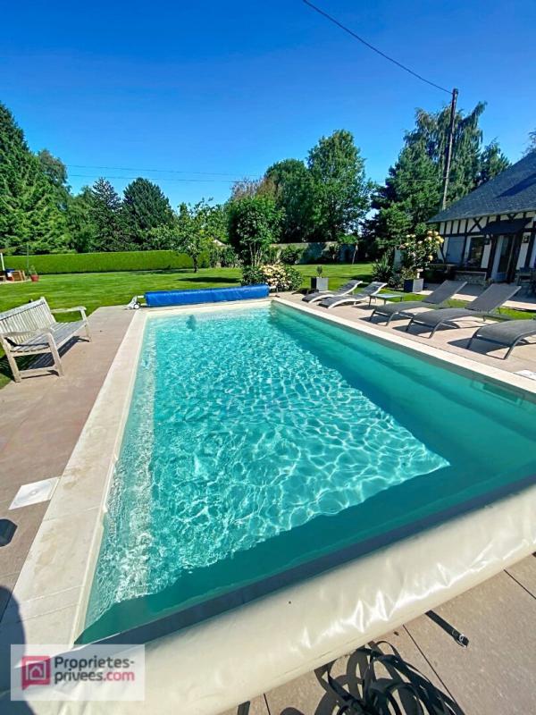 SAINT-BENOIT-D'HEBERTOT Charmante longère normande rénovée avec piscine chauffée et chalet indépendant  - Pays d'Auge 5