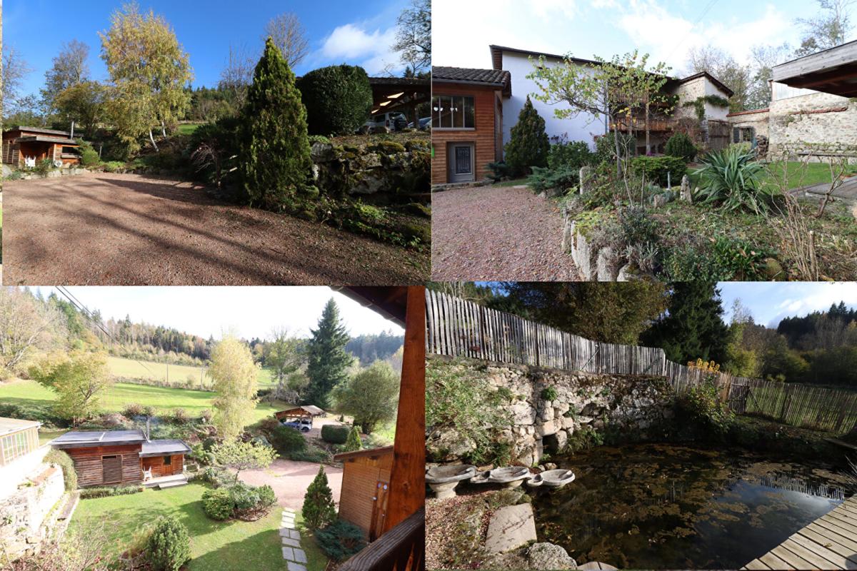 SAINT-JEAN-LA-VETRE Ensemble Gîte grande capacité avec espace détente et maison d'habitation avec terrain de 6000m2 environ 6