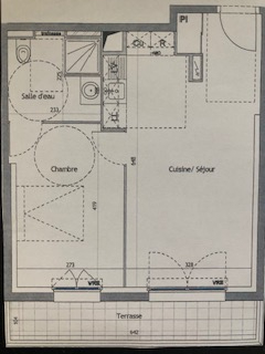 PéZENAS Pezenas appartement 2 pièces loué meublé avec balcon et parking 6