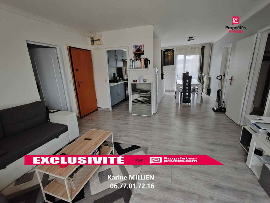 DREUX DREUX 28100 Appartement de type T4 - 3 chambres - Terrasse - Cave - Garage - 106 000  HAI 1