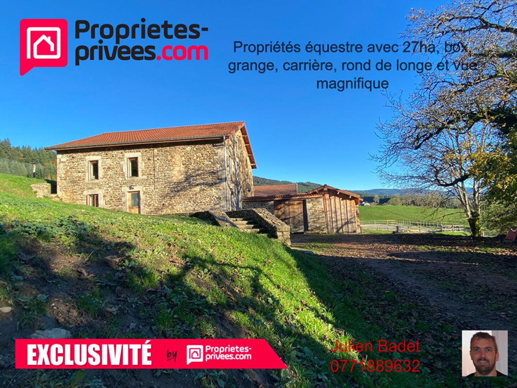 COURPIERE Corps de ferme 6 pièce(s) 350 m2 environ + terrain 27ha avec sources + dépendances 1