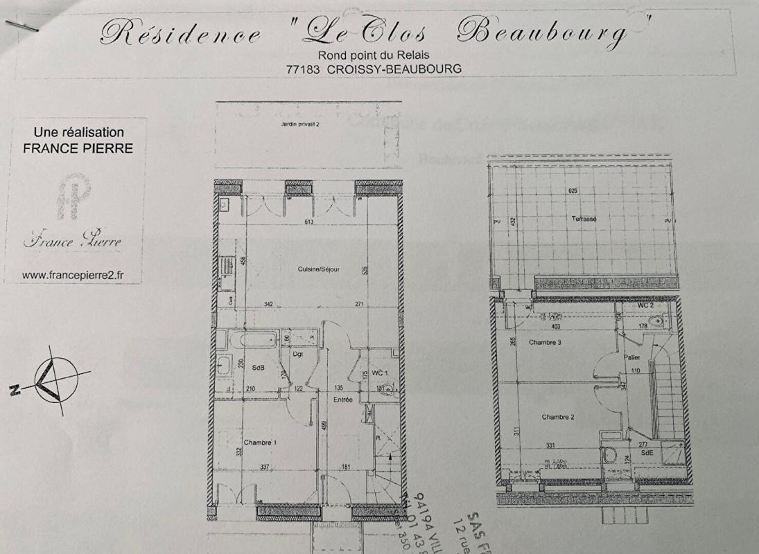 CROISSY-BEAUBOURG Maison Croissy Beaubourg 4 pièce(s) 86.40 m2 6