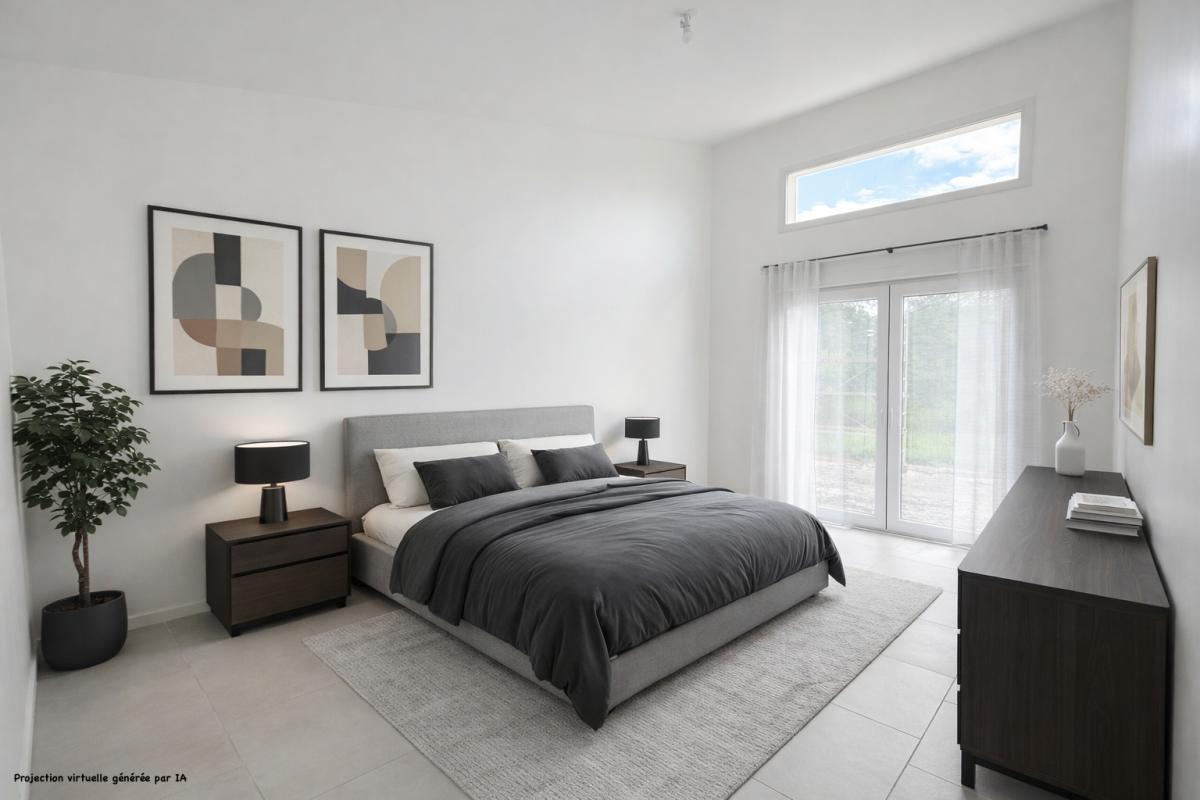 VILLECHETIVE A 20min de Sens, Maison de plain-pied de 2025, 9 pièces , 4 chambres , Exposition plein Sud, DPE A 6