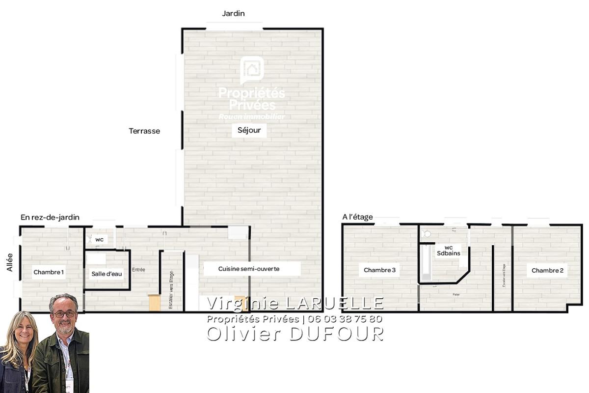 ROUEN Rouen Jardin des Plantes Maison de ville 3 chambres cave et stationnement inclus 8