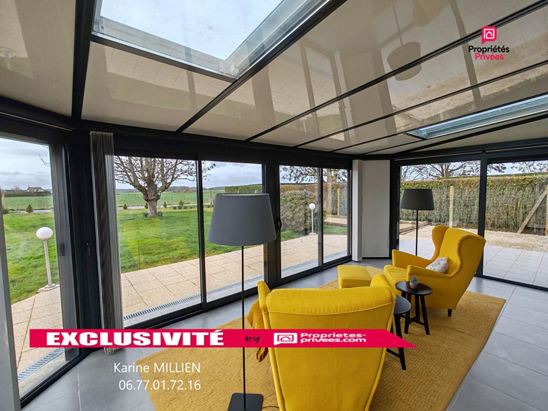 ILLIERS-L'EVEQUE ILLIERS L'EVEQUE 27770 Maison individuelle avec véranda chauffée - 1 étage - 4 chambres - Quart port - Garage - Plusieurs cabanons de jardin - Terrain - 265000 HAI 7