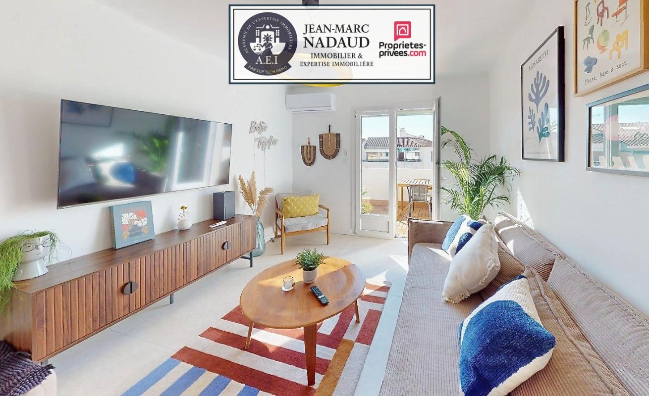 SAINT-RAPHAEL Appartement T3 centre-ville, entièrement rénové, dernier étage traversant, vue dégagée 4