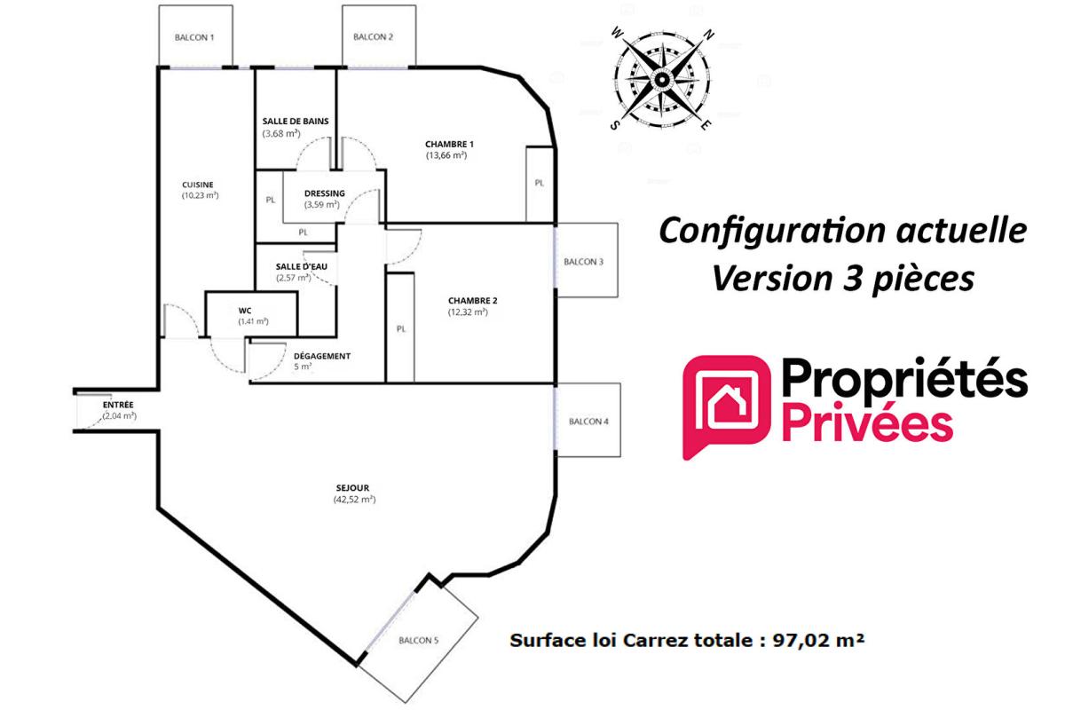 BOULOGNE-BILLANCOURT Appartement Boulogne Billancourt 4 pièce(s) 15
