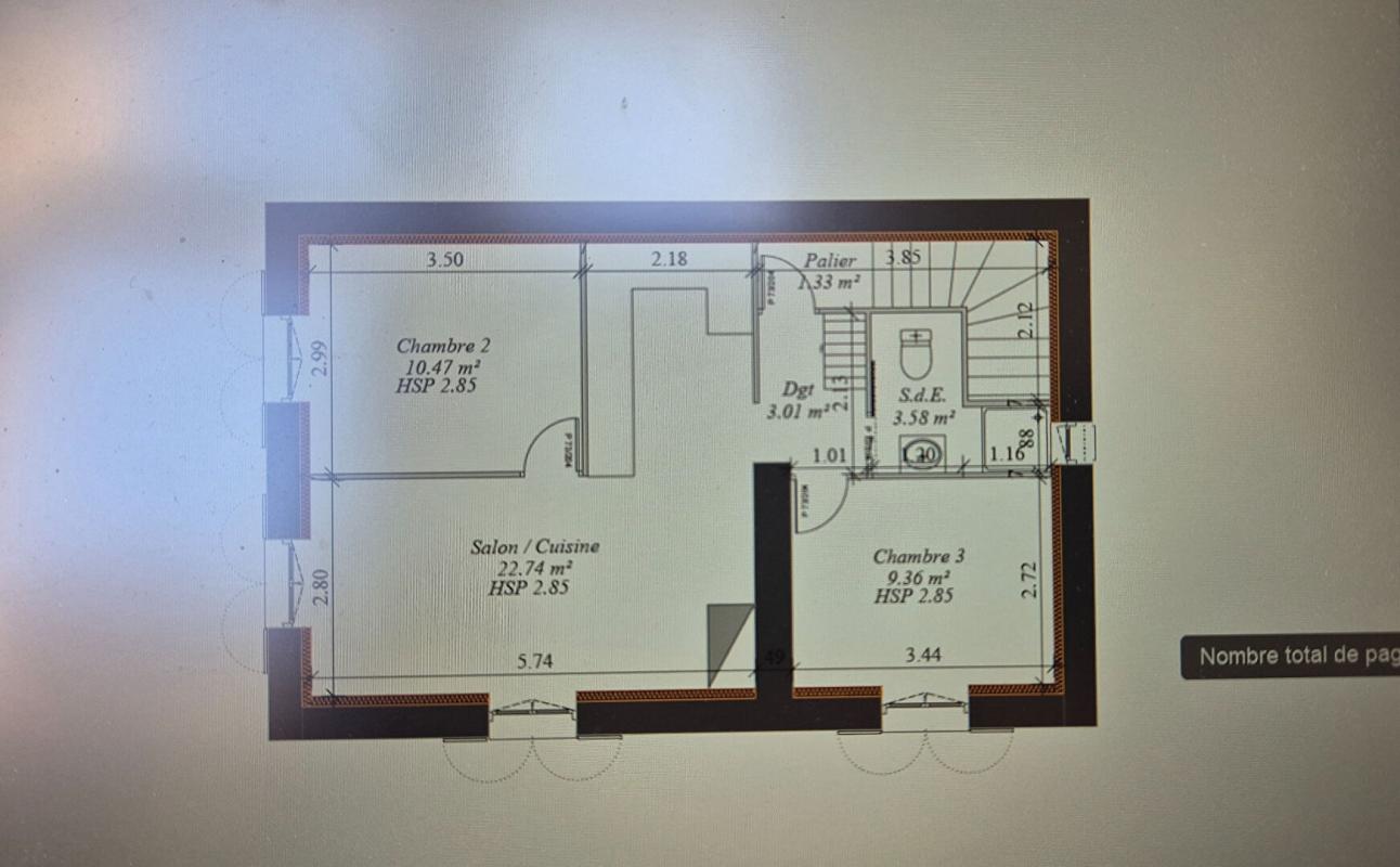 VELLERON Appartement Velleron 5 pièce(s) 70 m2   129 000 9