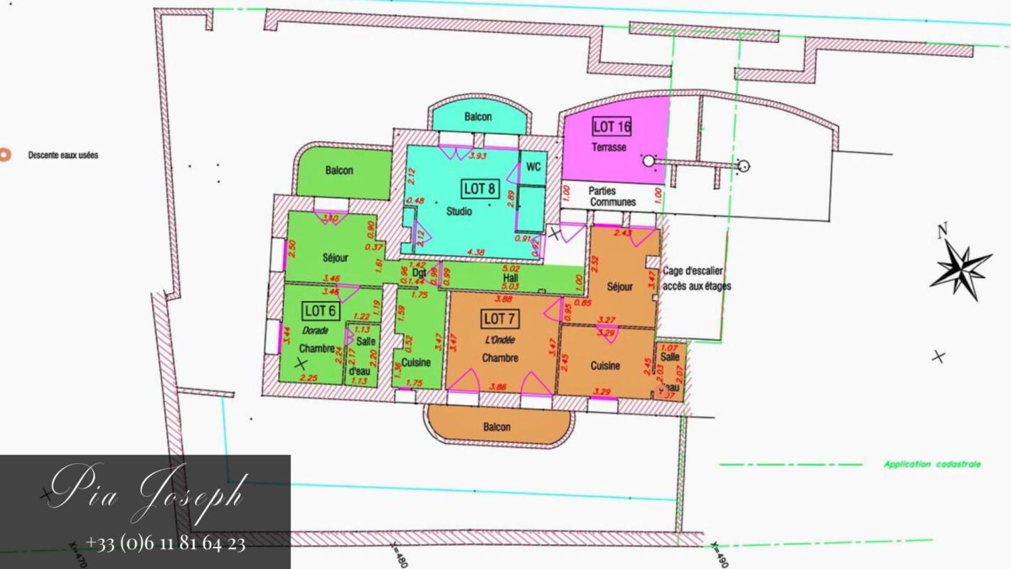 LEUCATE Un espace à façonner face à la mer - 85.7 m2 - un T3 et un T2 5