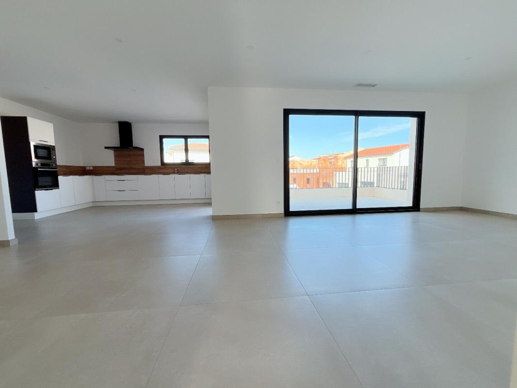 CABESTANY Magnifique appartement neuf de 119 m² au 1 er étage d'une petite copropriété de deux appartements 6