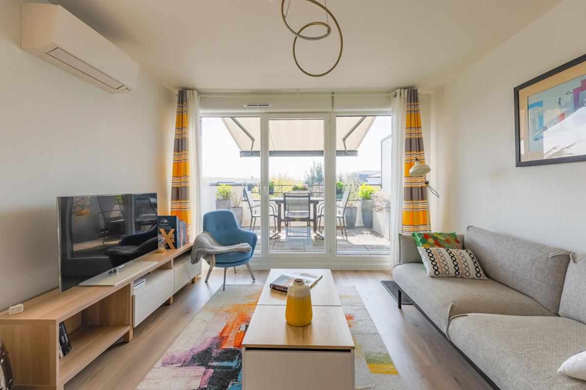 CHATILLON DERNIER ÉTAGE DUPLEX 102 m² TERRASSE PLEIN SUD - CALME ET LUMINEUX 1