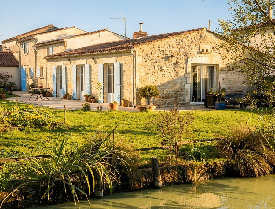 TAUGON Charentaise d'exception - Authenticité, volumes et cadre naturel préservé 7