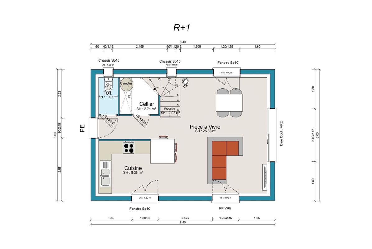 TOURRETTE-LEVENS Villa neuve individuelle 4 pièces 112M2 Tourrette Levens, vue dégagée 12