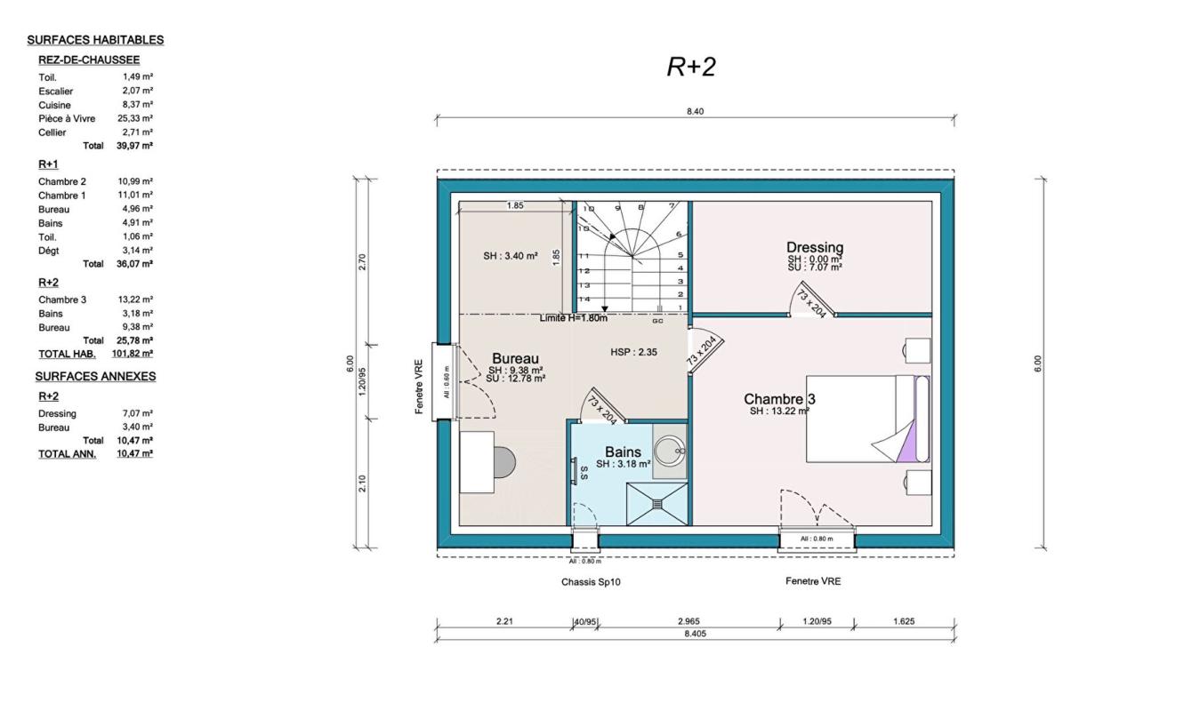 TOURRETTE-LEVENS Villa neuve individuelle 4 pièces 112M2 Tourrette Levens, vue dégagée 13