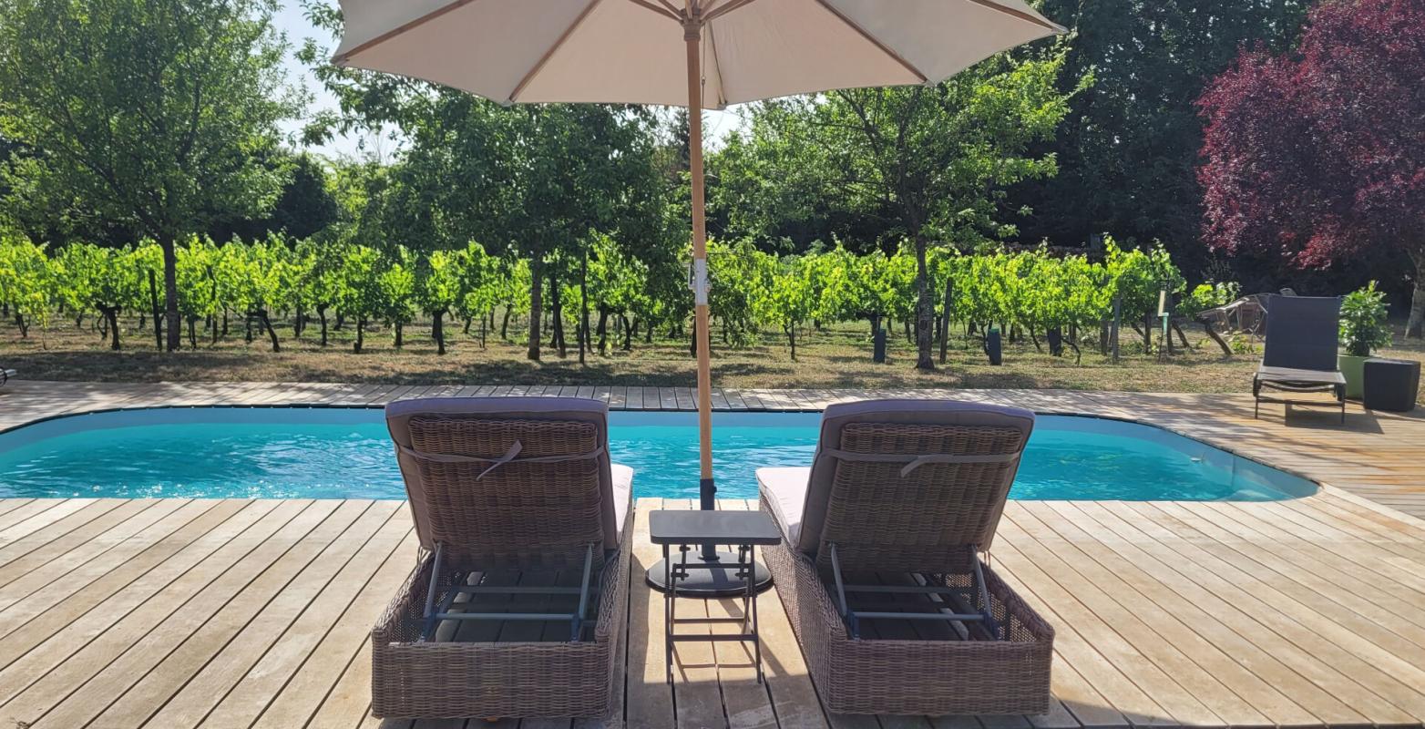 SAINTE-COLOMBE Belle girondine au calme avec vue sur les vignes + gîte haut de gamme 11
