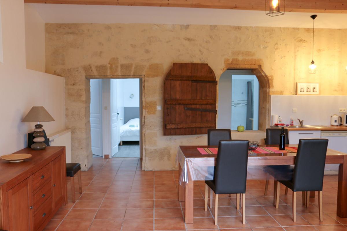 SAINTE-COLOMBE Belle girondine au calme avec vue sur les vignes + gîte haut de gamme 14