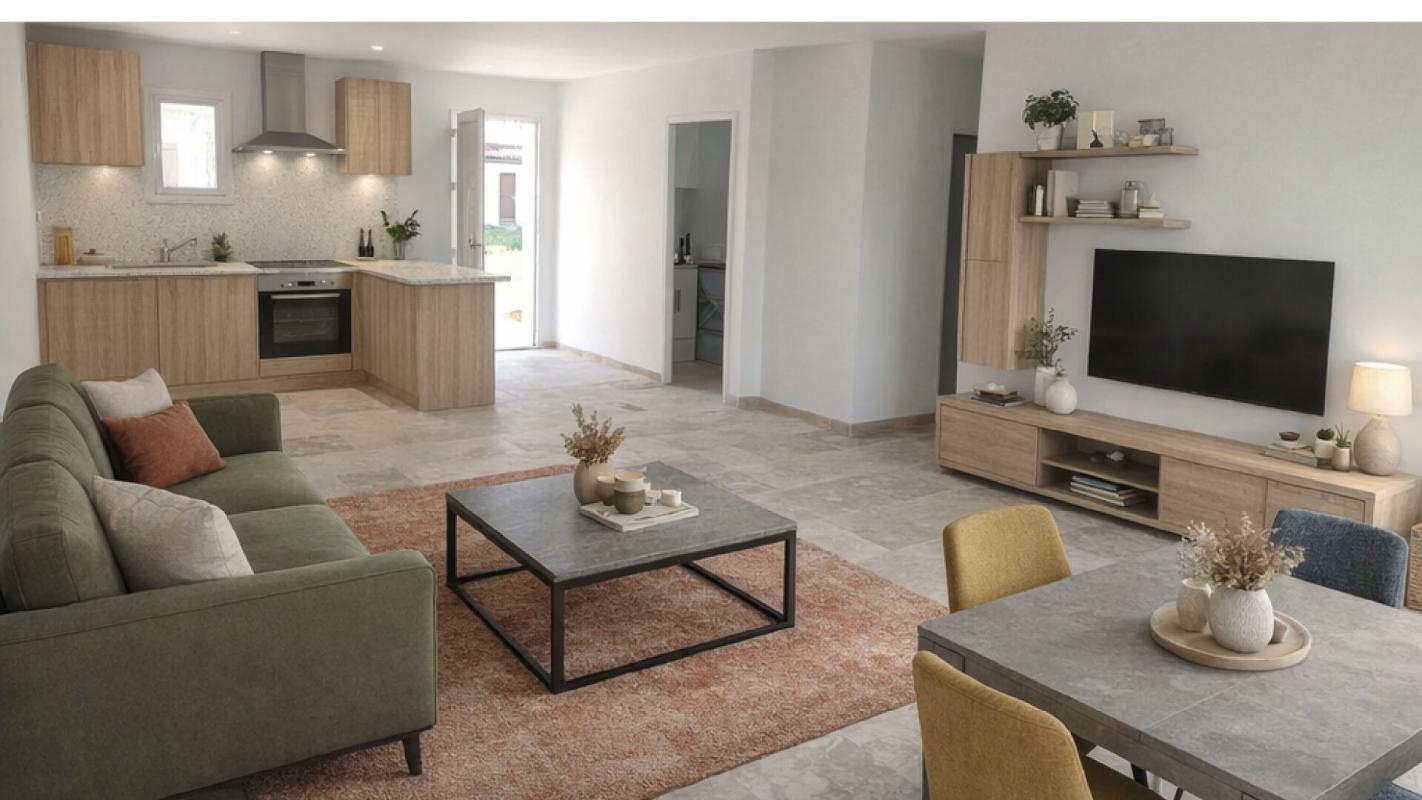 MOULIN-NEUF Maison neuve de 90m2 3 ch jardin  RE2020   5 min de St Seurin sur l'isle 7