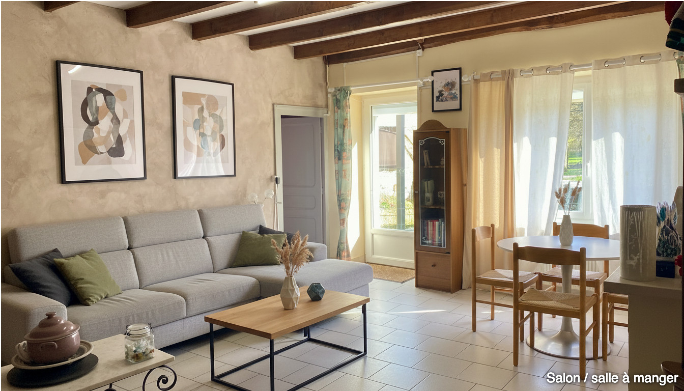 LEZAY Maison de caractère  avec rivière ,Piscine, Terrain 7 000 m² ,Lezay (79) 1