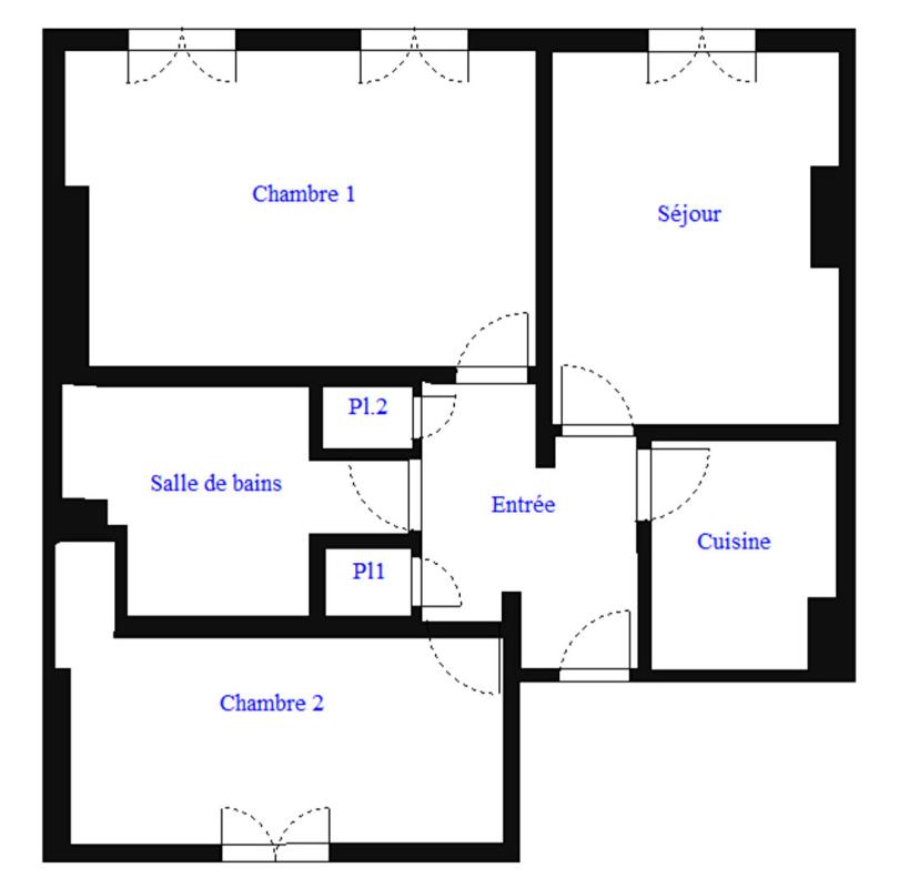 PARIS-15E-ARRONDISSEMENT Paris 15 Secteur Commerce Emile Zola Très agréable 3 pièces avec vue dégagée 10