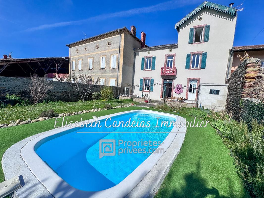 PALAMINY Maison de charme rénovée - avec piscine et vue Pyrénées 17