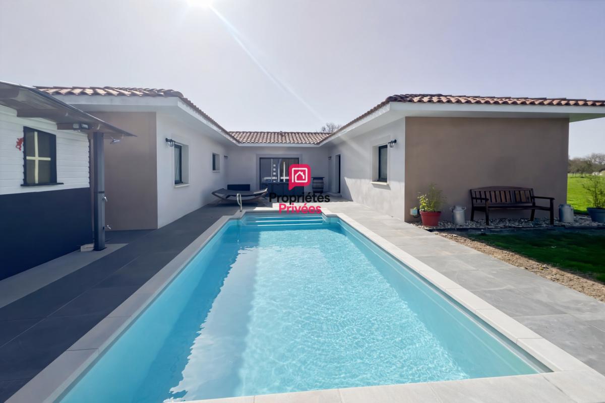 BAZAS Maison 2022 plain-pied 128 m² - Piscine - Terrain 4 506 m² 4