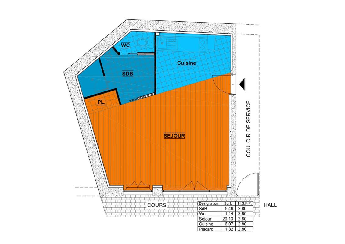 PARIS-9E-ARRONDISSEMENT Studio Notre Dame de Lorette 34 m2 carrez et 40m2 au sol 7