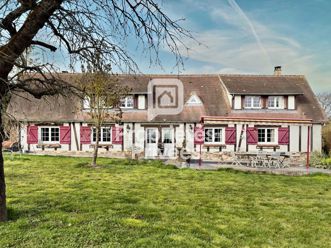 SYLVAINS-LES-MOULINS MESNILS-SUR-ITON LONGÈRE DE 160 m², PISCINE, DÉPENDANCES, CADRE BUCOLIQUE - 310 000  HAI 1