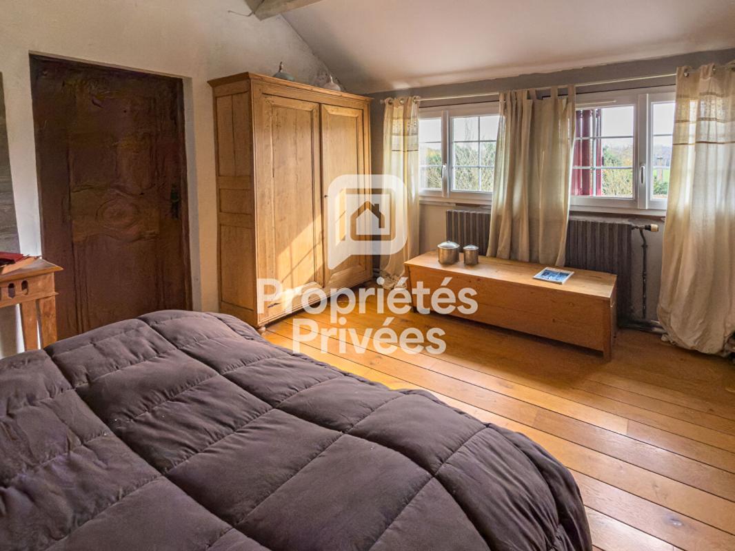 SYLVAINS-LES-MOULINS MESNILS-SUR-ITON LONGÈRE DE 160 m², PISCINE, DÉPENDANCES, CADRE BUCOLIQUE - 310 000  HAI 10