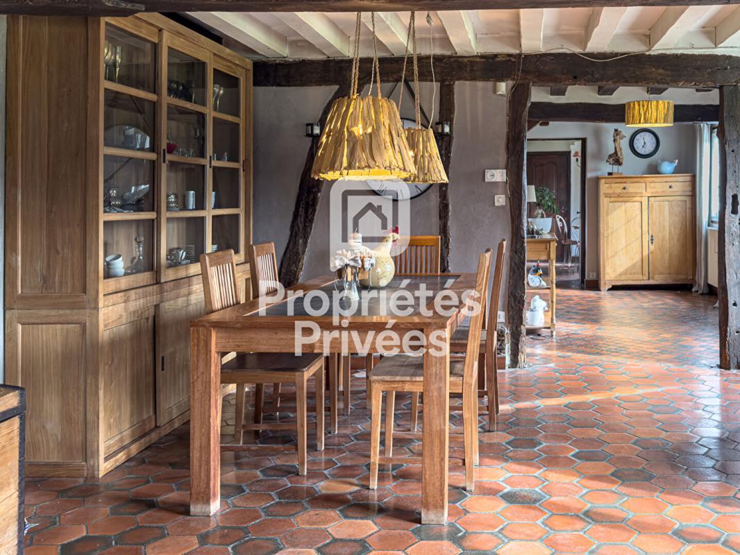 SYLVAINS-LES-MOULINS MESNILS-SUR-ITON LONGÈRE DE 160 m², PISCINE, DÉPENDANCES, CADRE BUCOLIQUE - 310 000  HAI 3