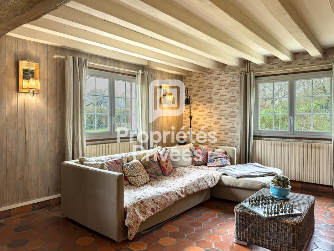 SYLVAINS-LES-MOULINS MESNILS-SUR-ITON LONGÈRE DE 160 m², PISCINE, DÉPENDANCES, CADRE BUCOLIQUE - 310 000  HAI 5