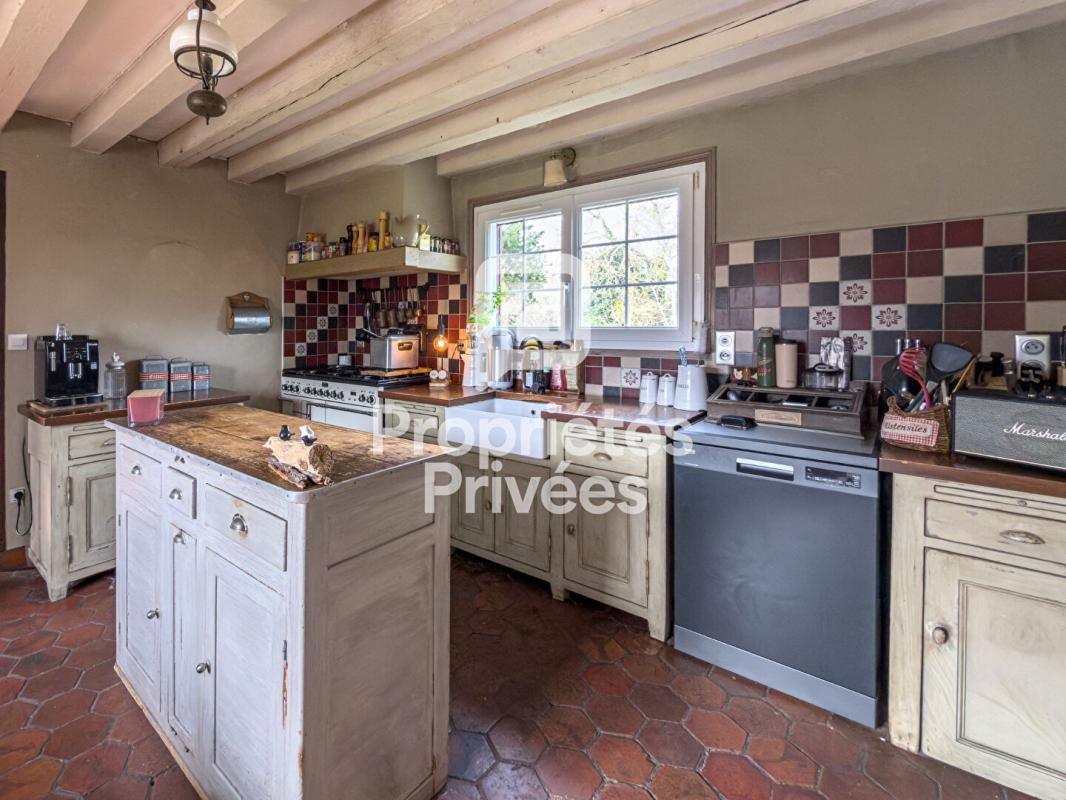 SYLVAINS-LES-MOULINS MESNILS-SUR-ITON LONGÈRE DE 160 m², PISCINE, DÉPENDANCES, CADRE BUCOLIQUE - 310 000  HAI 7