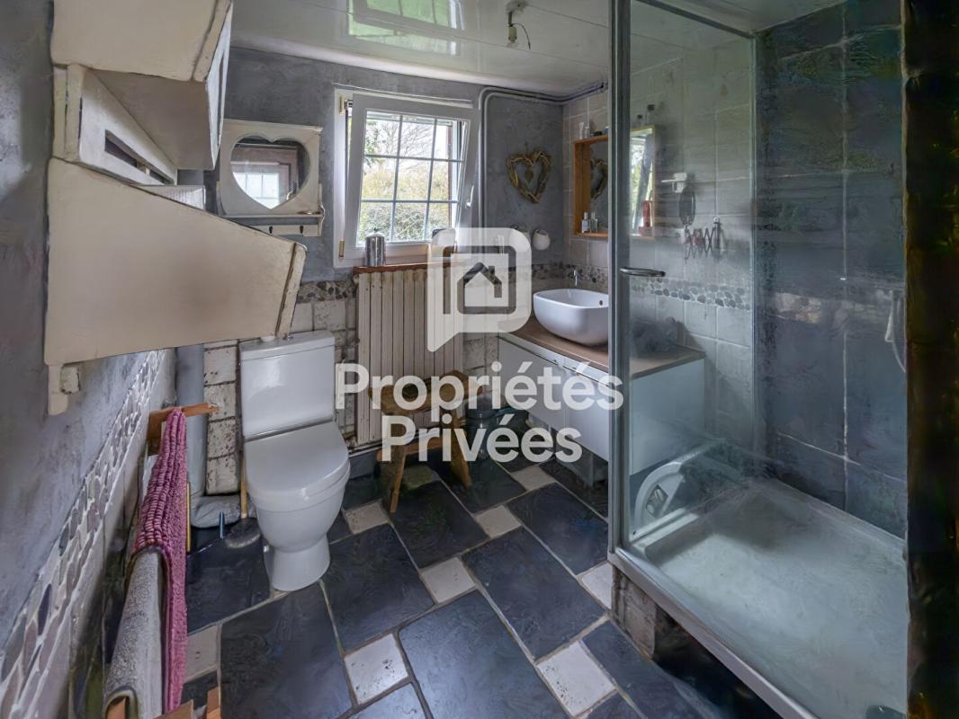 SYLVAINS-LES-MOULINS MESNILS-SUR-ITON LONGÈRE DE 160 m², PISCINE, DÉPENDANCES, CADRE BUCOLIQUE - 310 000  HAI 8