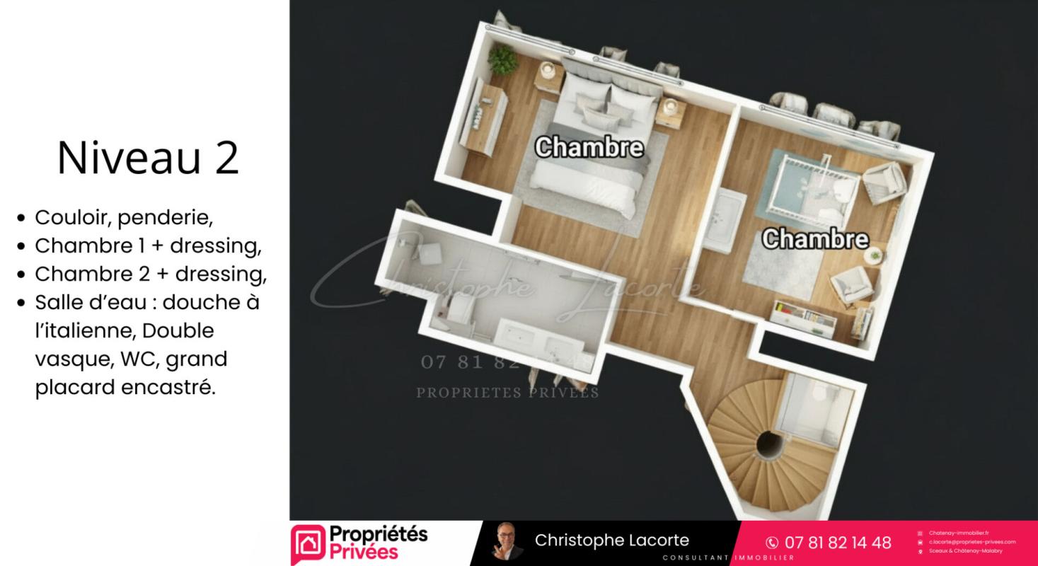 SCEAUX Appartement 3 pièces 72 m2 Sceaux 17