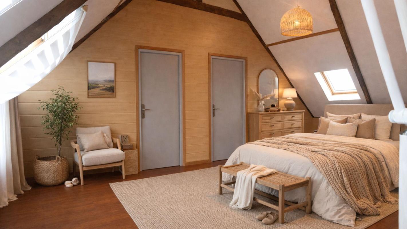 BOURSEUL Longère en pierre rénovée de 265 m² habitables 12