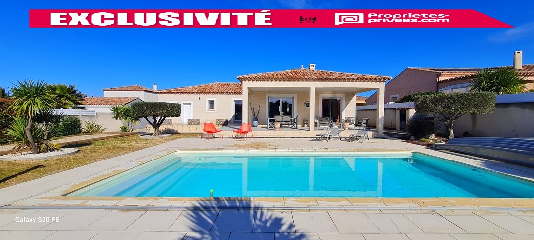 SAINT-GENIES-DE-FONTEDIT Magnifique villa de 140m2 avec garage et piscine sur 1141m2 de terrain 1
