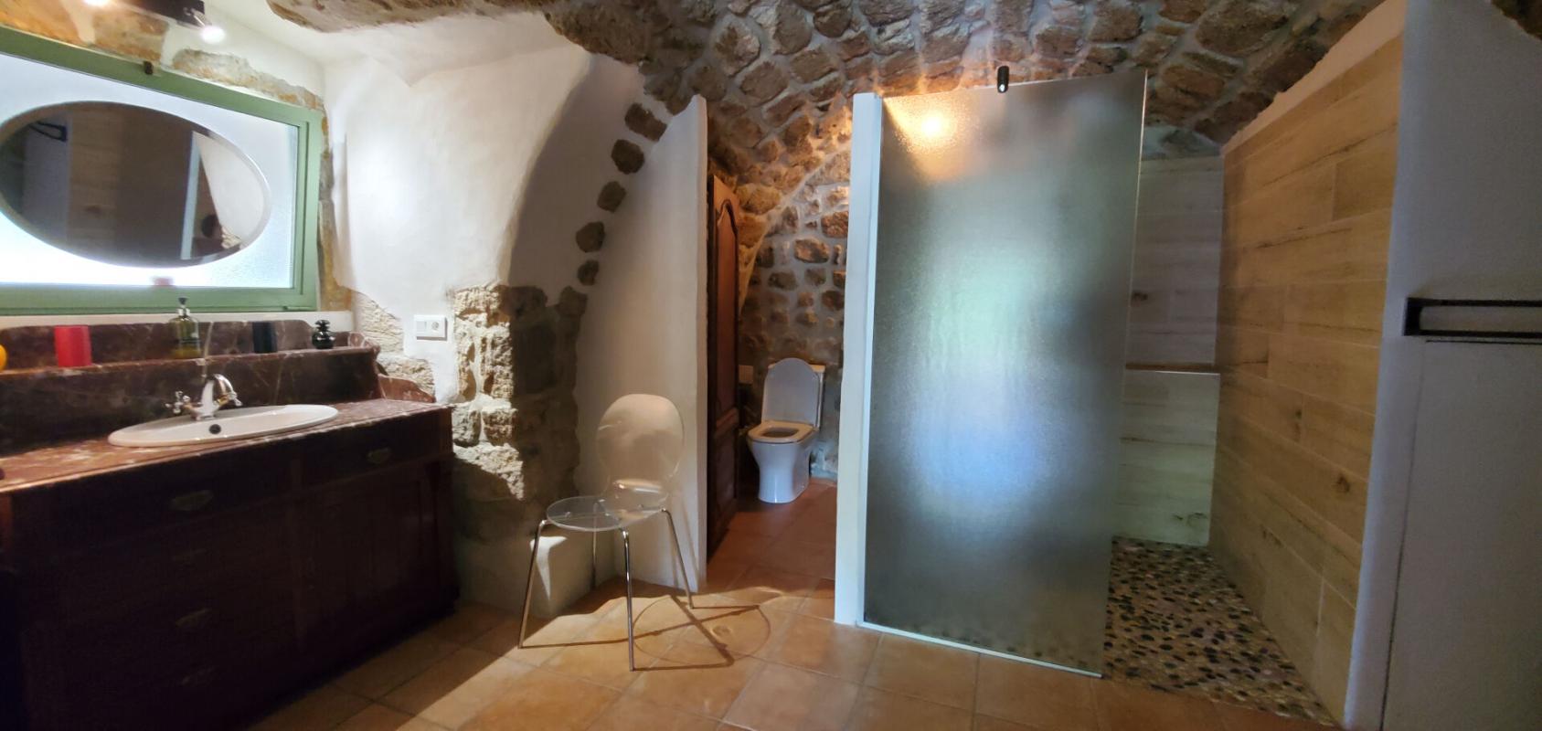 PAYZAC MAS PROVENÇAL DU XVIIIe, VUE ALPES ET MONT VENTOUX. CINQ CHAMBRES, IMMENSE SALON, GRANDE PISCINE, SIX TERRASSES. OPPORTUNITÉ UNIQUE À SAISIR 5