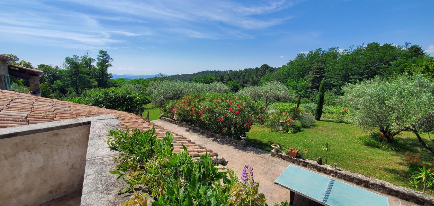 PAYZAC MAS PROVENÇAL DU XVIIIe, VUE ALPES ET MONT VENTOUX. CINQ CHAMBRES, IMMENSE SALON, GRANDE PISCINE, SIX TERRASSES. OPPORTUNITÉ UNIQUE À SAISIR 7